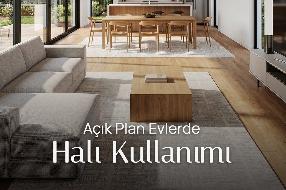 Açık Plan Evlerde Halı ile Alan Bölümleme: Görsel Sınırlar Yaratın
