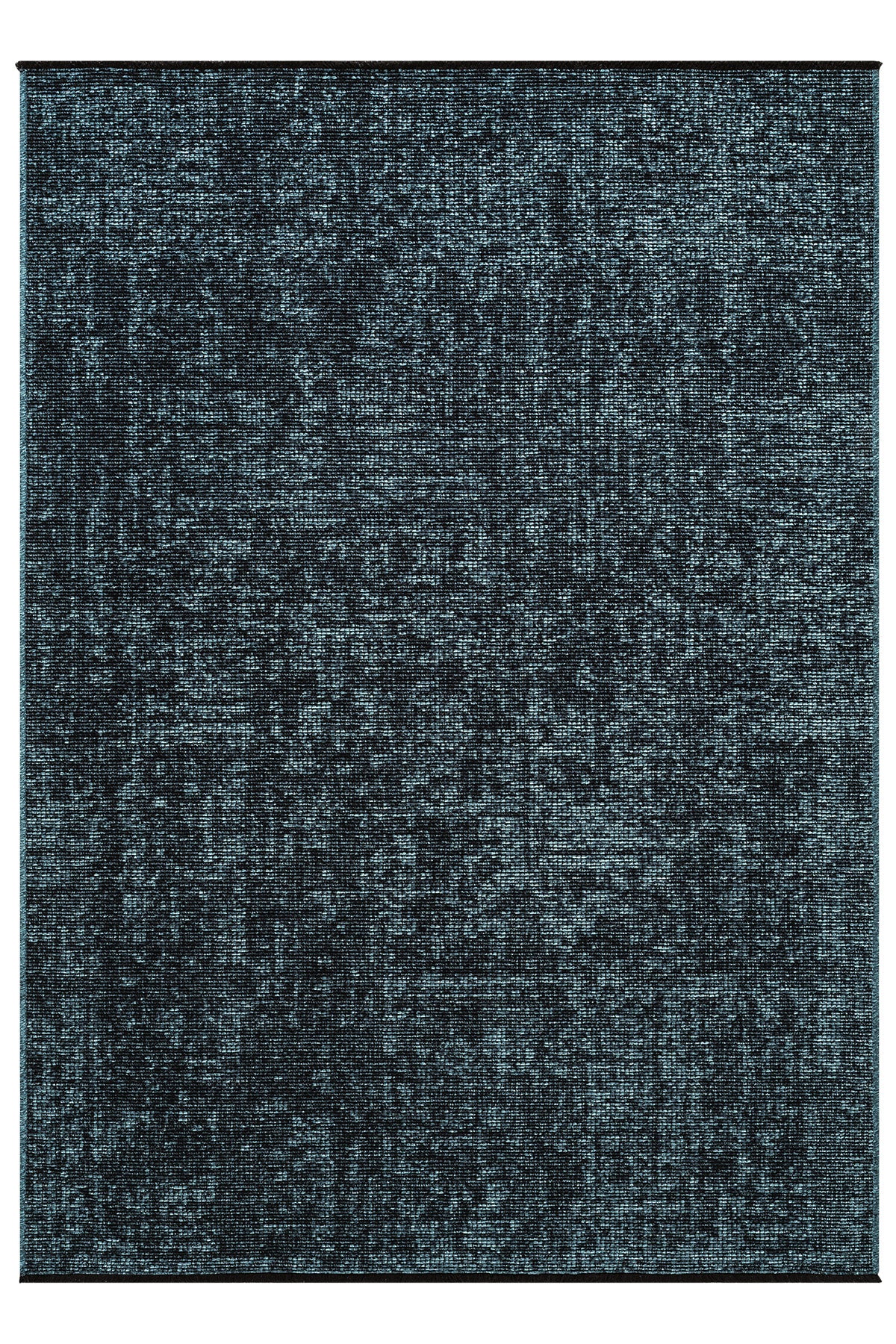 Antik Turkuaz Halı Yıkanabilir Kaymaz Taban Şönil Kilim Dokuma Pamuk Taban Kilim 10364A