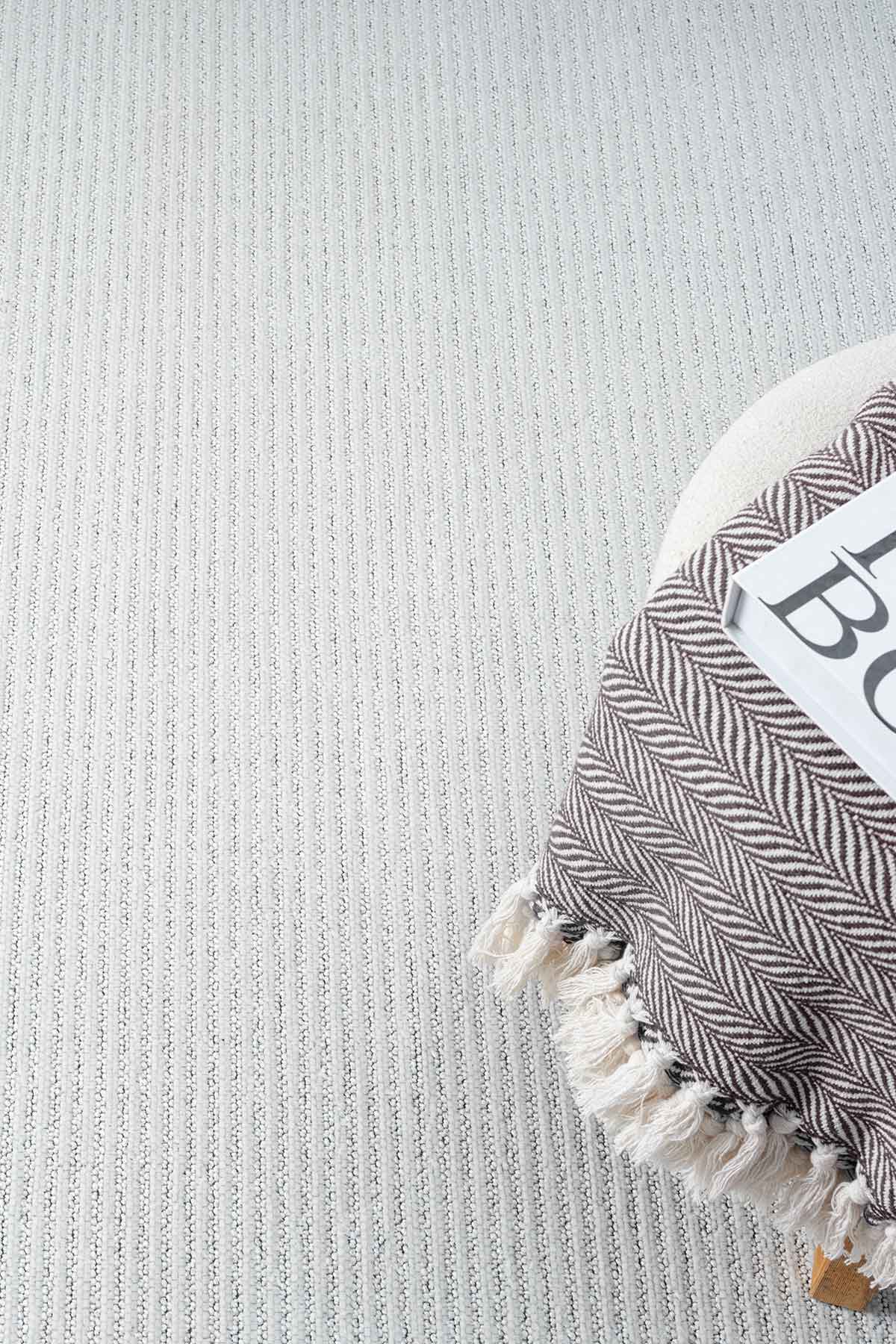 Bukle Krem Kilim Yıkanabilir Kaymaz Taban Şönil Kilim Salon Oturma Odası Mutfak Halısı BK194
