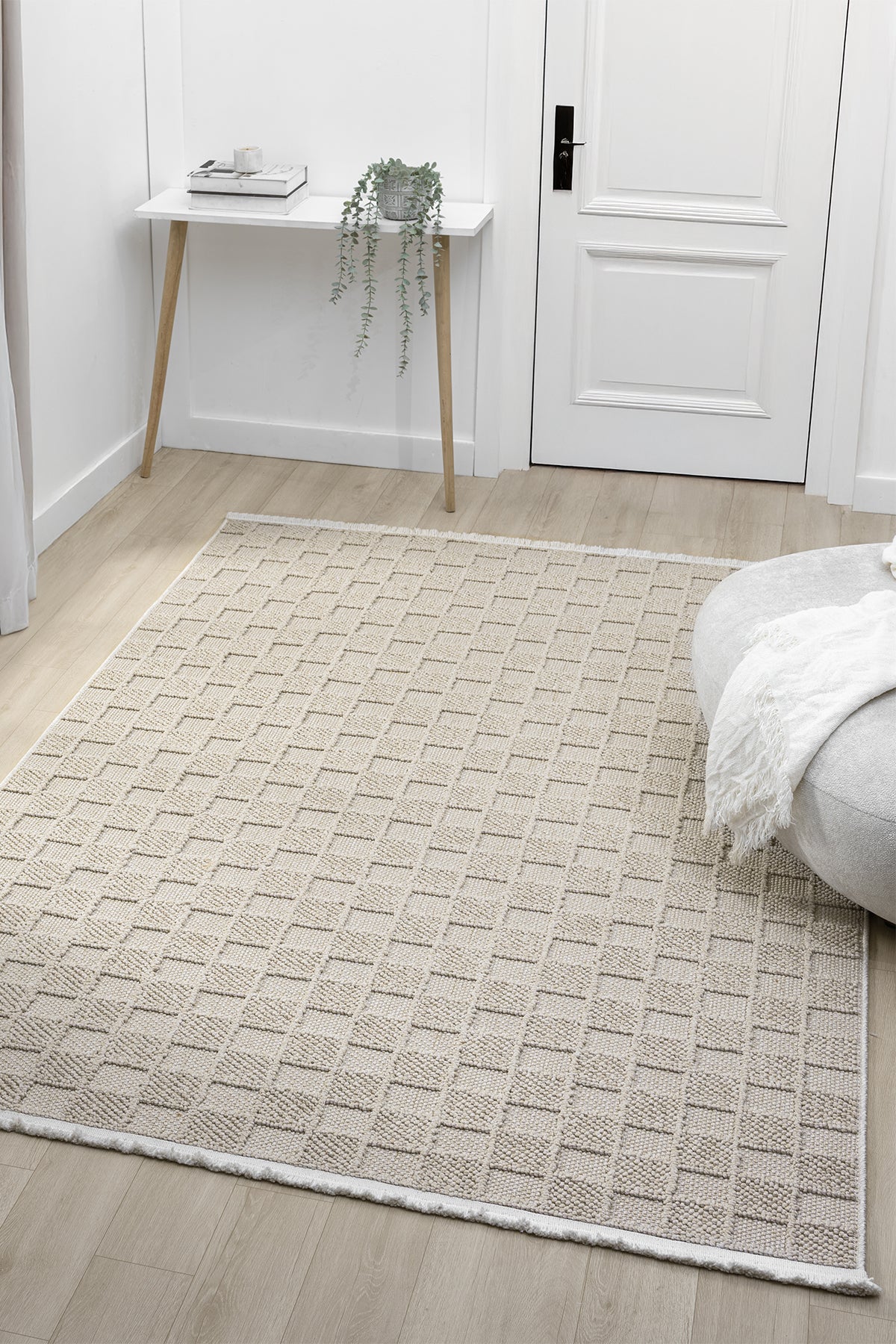 Fizy Bej Multi Halı Loop Sisal Halı Modern Dokuma Oturma Odası Salon Halısı 13795B