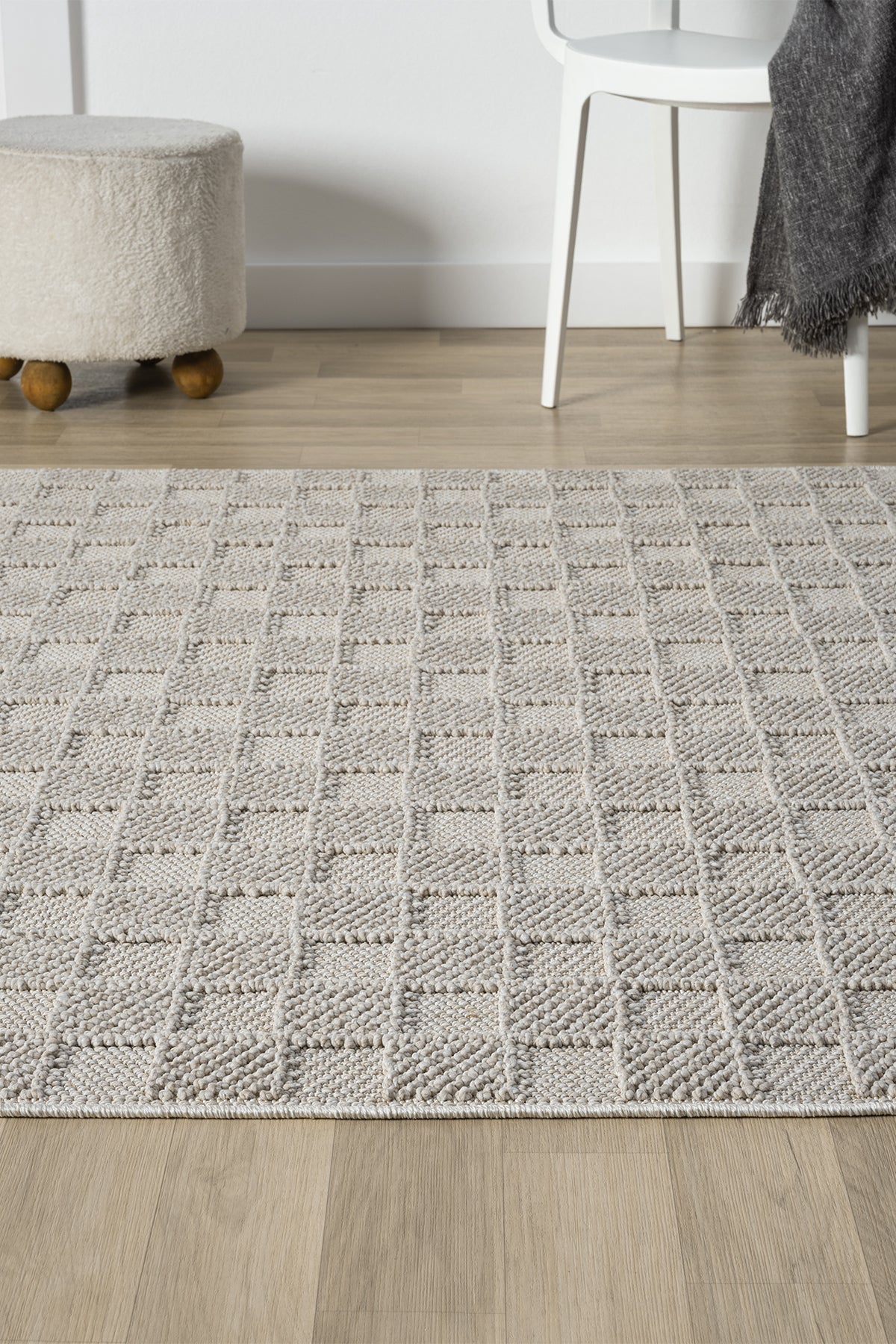 Fizy Bej Multi Halı Loop Sisal Halı Modern Dokuma Oturma Odası Salon Halısı 13795B