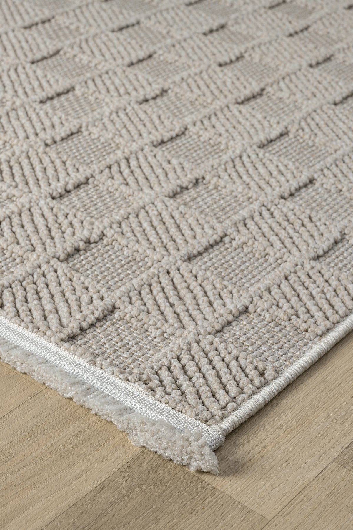 Fizy Bej Multi Halı Loop Sisal Halı Modern Dokuma Oturma Odası Salon Halısı 13795B