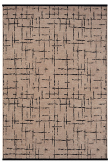 Gaia Bej Halı Yıkanabilir Kaymaz Taban Şönil Kilim Dokuma Pamuk Taban Kilim 10119