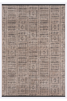 Gaia Bej Halı Yıkanabilir Kaymaz Taban Şönil Kilim Dokuma Pamuk Taban Kilim 10352