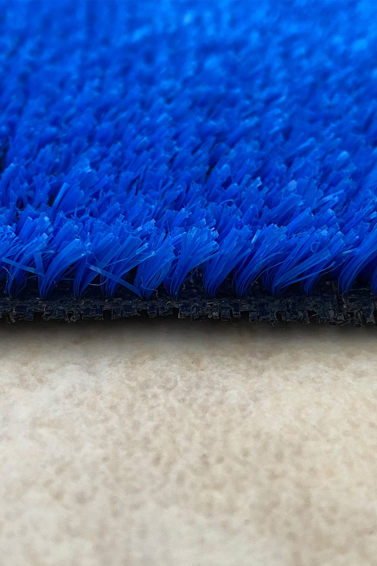 Grass Dekoratif Suni Çim Halı Balkon Bahçe Teras İç Dış Mekan Mavi Yapay Çim Halı 7 mm