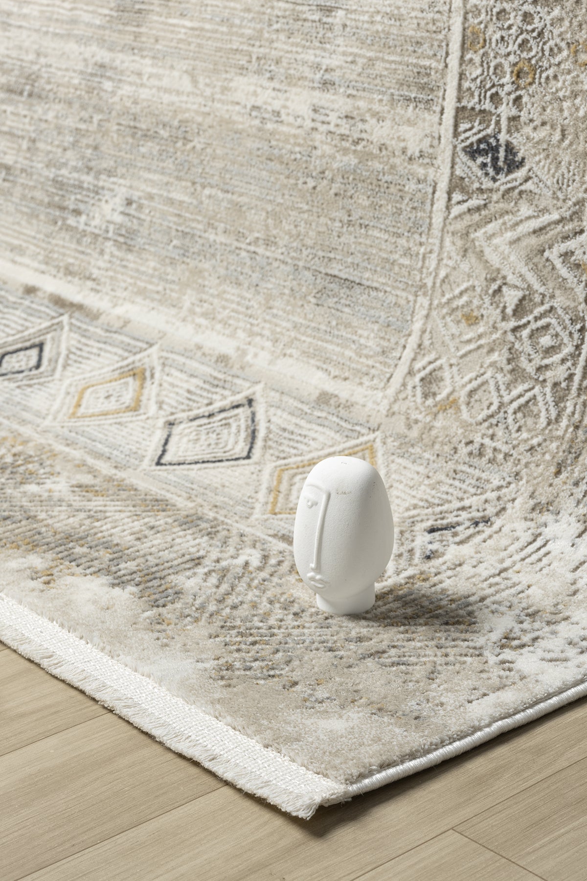 Hernes Bej Salon Oturma Odası Çocuk Odası Yatak Odası Halısı HM-6011