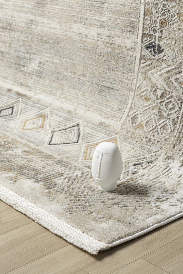 Hernes Bej Salon Oturma Odası Çocuk Odası Yatak Odası Halısı HM-6011