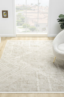 Hernes Krem Bej Salon Oturma Odası Çocuk Odası Yatak Odası Halısı HM-6016