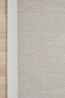 Sisal Prime Bej Krem İskandinav Yıkanabilir Bordürlü Halı Kilim Balkon Teras Koridor Halısı 1147